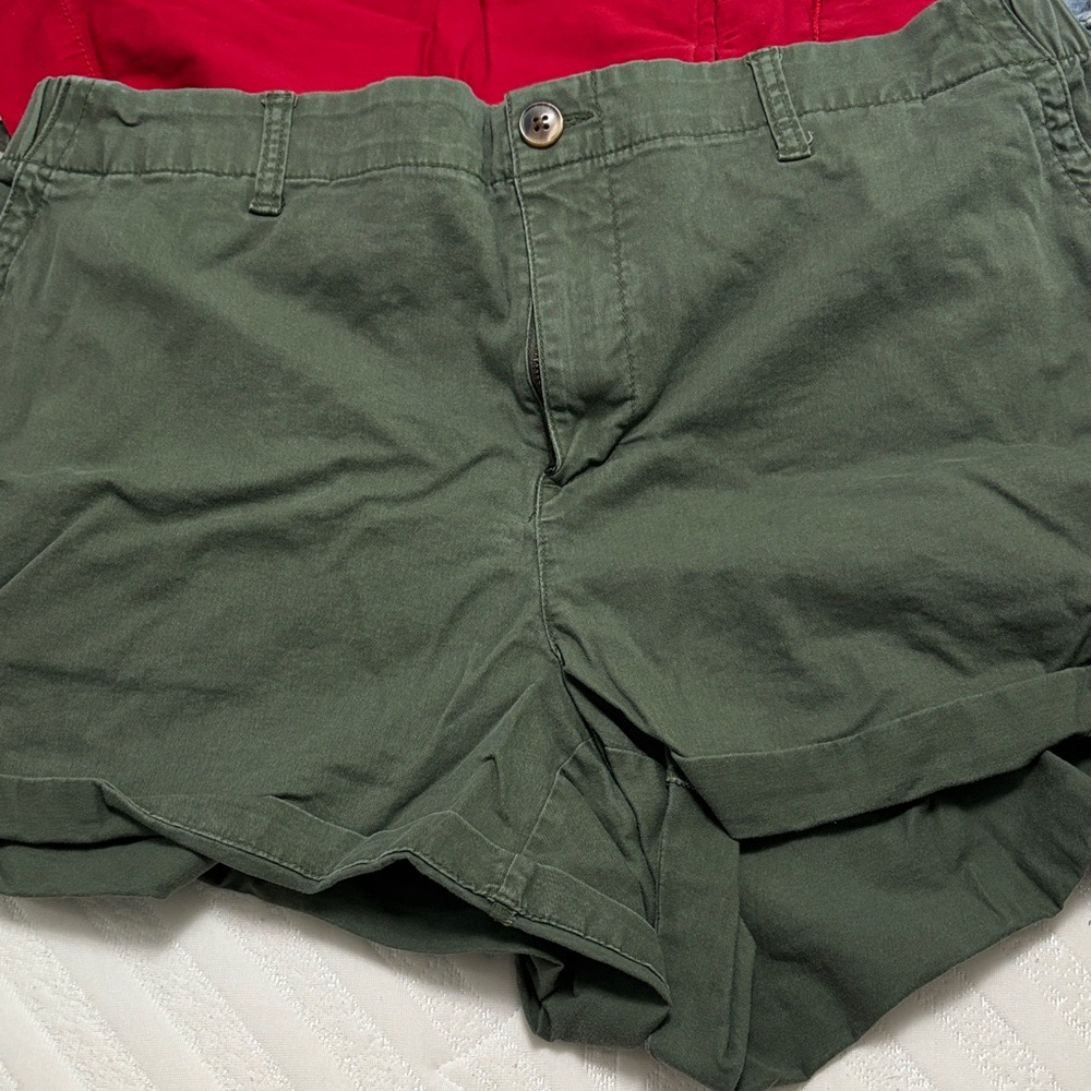 Old Navy Olive Green Everyday Shorts